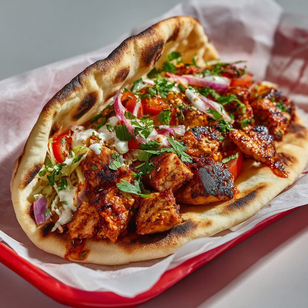 Chicken Tikka Naan — a Brooks favourite