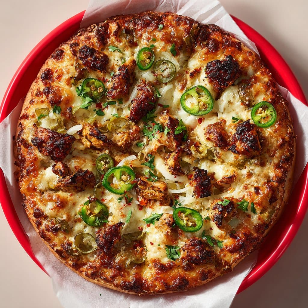 Nice 'n' Spice — Tandoori chicken, green pepper, onion, sweetcorn & jalapeno