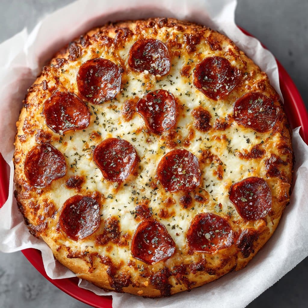Pepperoni Pizza — Double pepperoni & cheese